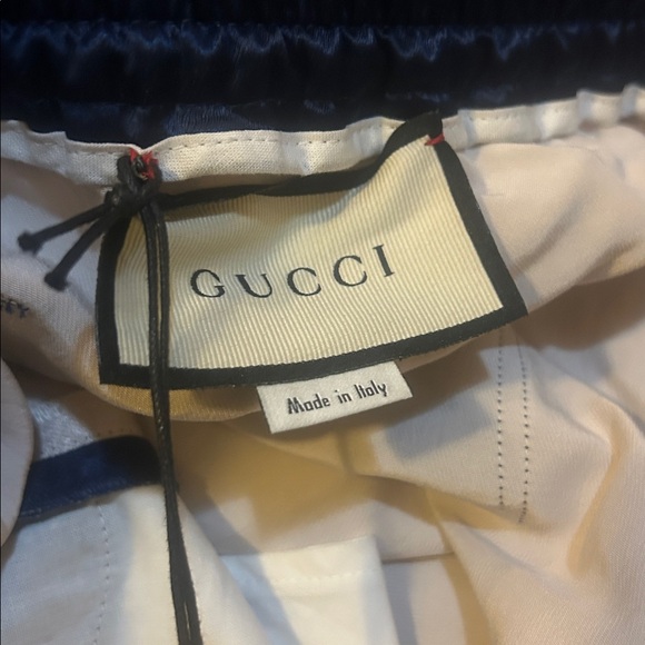 Gucci Japanese Acetate W/EMB Tide/Mix Boxing Shorts size 48
